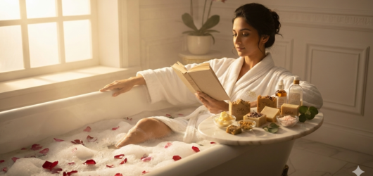 دليلكِ الكامل لروتين “الشاور الملكي” (Everything Shower): خطوات سرية لنعومة وبشرة زجاجية من الرأس للقدمين