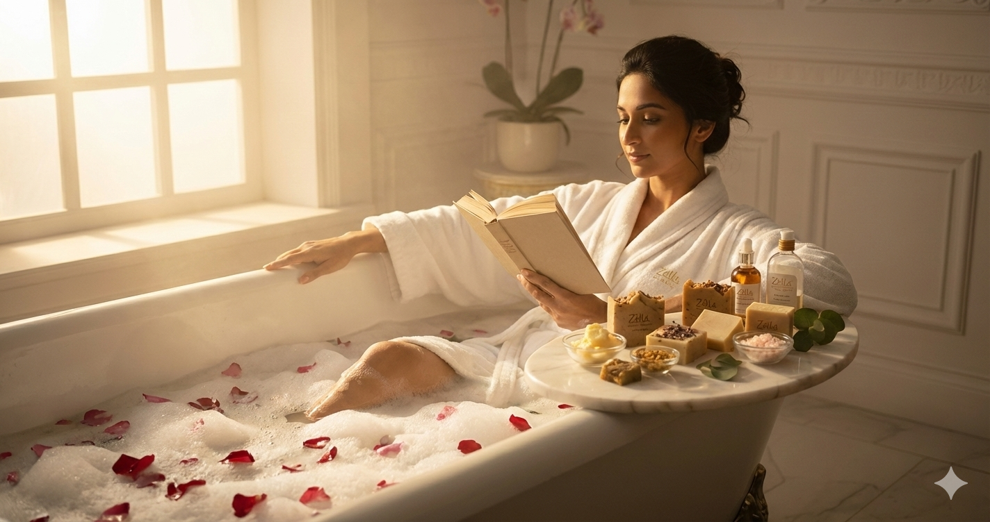 دليلكِ الكامل لروتين “الشاور الملكي” (Everything Shower): خطوات سرية لنعومة وبشرة زجاجية من الرأس للقدمين